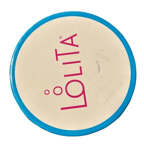 Lolita Hand-Painted Pilsner Glass 22 oz Celebration Festive Navy Theme - Picture 7 of 12